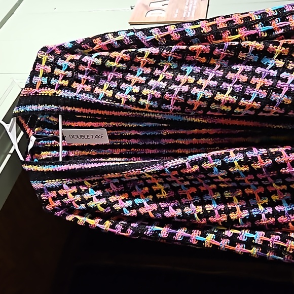 NWT BOHO LONG LENGTH BLACK CARDIGAN WITH FRINGE 3X(18/20) - Picture 4 of 4